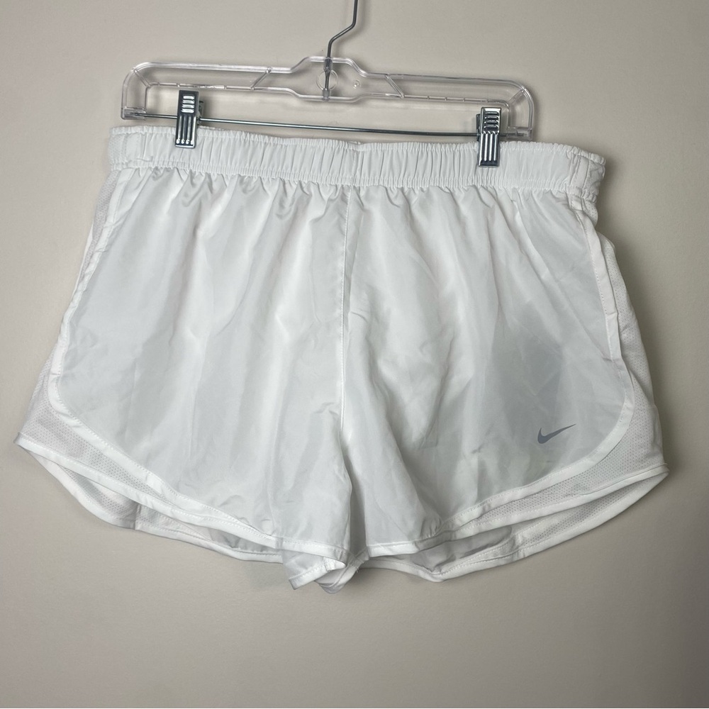 NWT Nike Dri-Fit Women's White Athletic Running Shorts XL